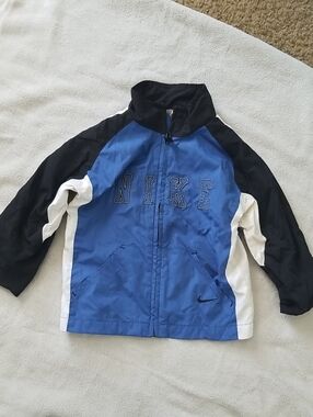 Nike Kids Blue, Black & White Jacket